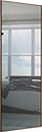 Dark Walnut Frame Mirror 762mm