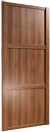 Shaker Light Walnut 3 Panel 914mm