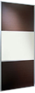 Wideline Wenge/White glass/Wenge 914mm
