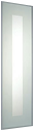 Silver Frame Mirror with Frosted Border 610mm