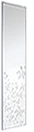 Silver Frame Frosted Leaf Pattern 610mm