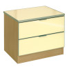 | GLASS FRONT & TOP | 2 Drawer Chest | 5 Widths | 16 wood 26 Glass finishes | | GLASS FRONT & TOP | 2 Drawer Chest | 5 Widths | 16 wood 26 Glass finishes |