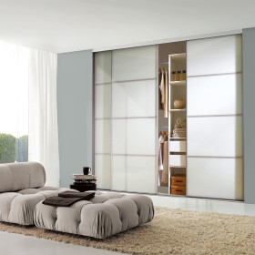 Purchase 1 X Classic 4 Panel Standard Size Sliding Wardrobe