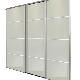 Purchase 3 X Stanley Design Silver Frame 4 Panel Arctic White