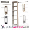 SpacePro Interior Hanging Tower 450 or 600mm - 5 Shelves & Hanging