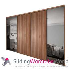 Purchase Walnut Mirror Stanley Design Sliding Doors Track 6