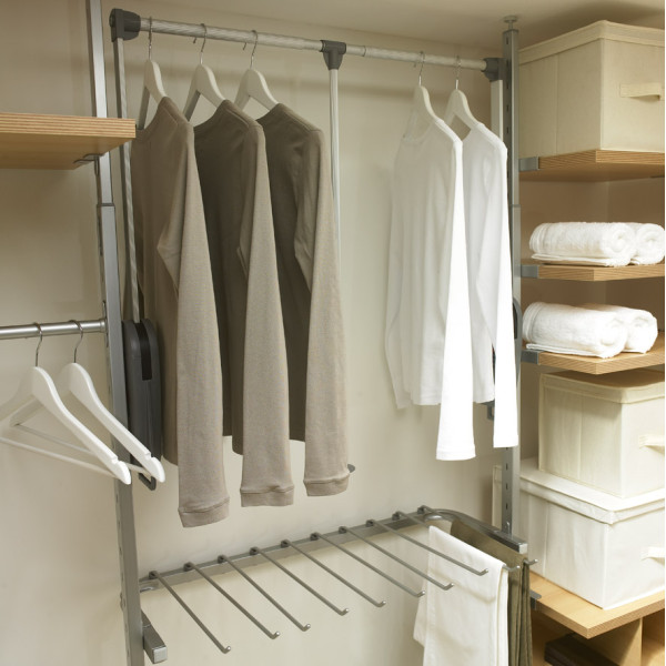 Purchase 850 1150mm Aura Pull Down Hanger Bar Silver From