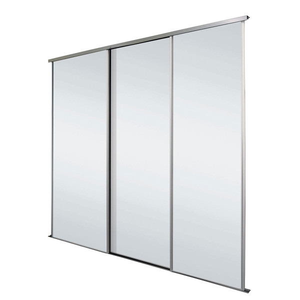 Purchase 3 X Stanley Design Silver Frame Mirror Doors