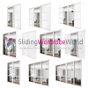 WHITE SHAKER Sliding Wardrobe Door Kits (All Sizes & Designs)