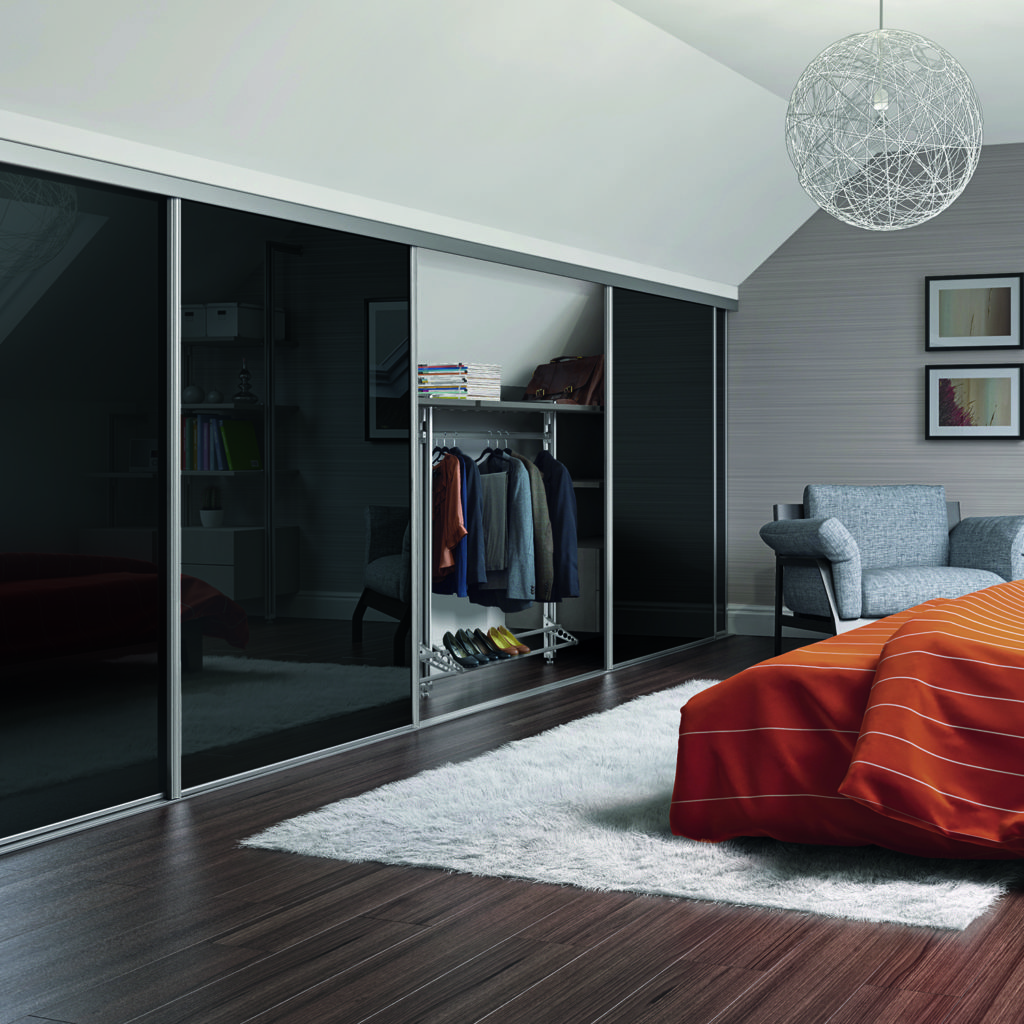 SpacePro Loft Sliding Wardrobe Doors for Attic Spaces Sliding