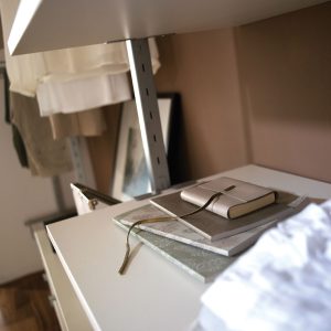 Aura White Wardrobe Interior Detail