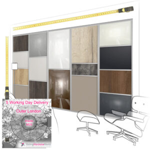 S700 Made2Measure Sliding Wardrobe Doors - 5 Day 'Express Delivery' London & South East