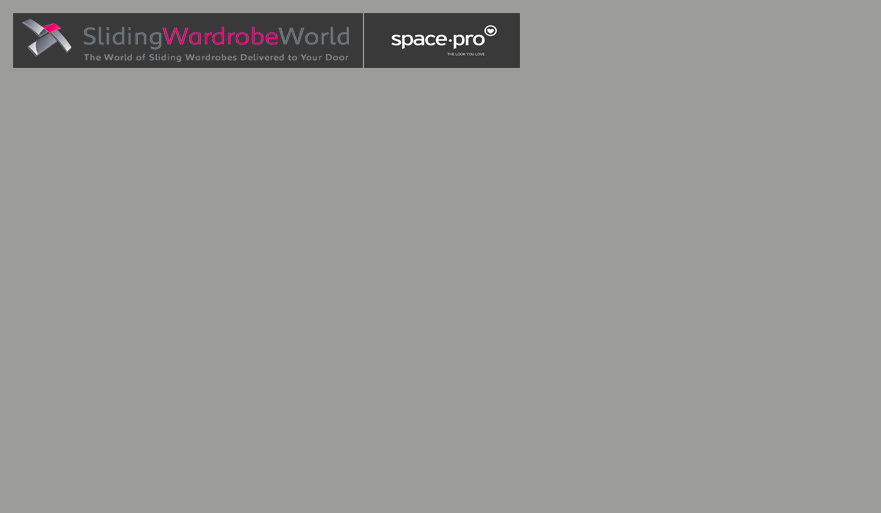 Silver MFC - Sliding Wardrobe World™ SpacePro™