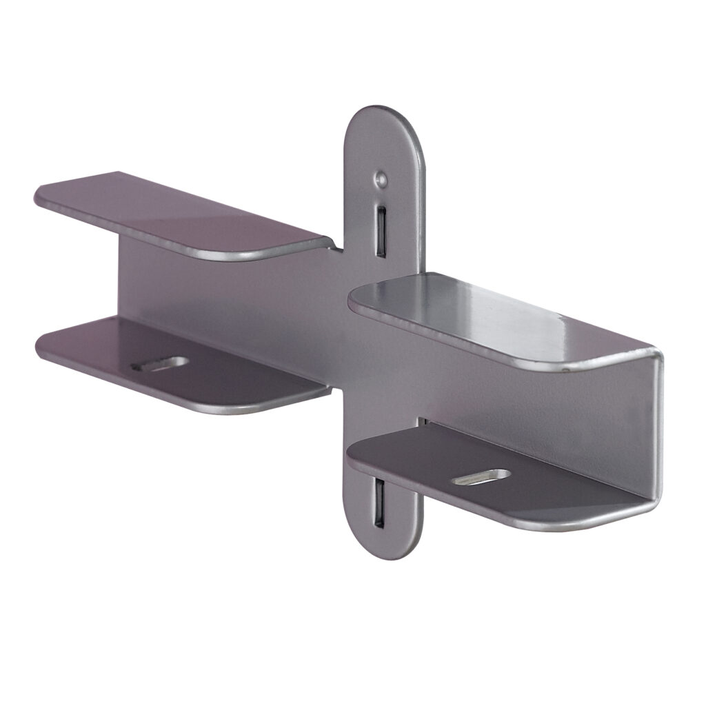 Aura Shelf Brackets (Silver) 1 Pair - Sliding Wardrobe World