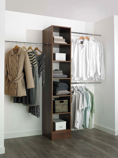 SpacePro™ Tower Unit 400mm wide with clothes