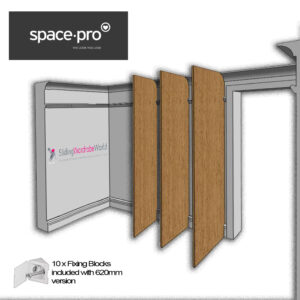 SPACEPRO End Panel and Fixing Blocks