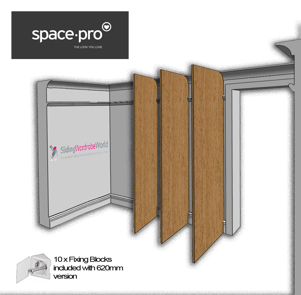 SPACEPRO End Panel and Fixing Blocks