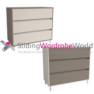 SpacePro Freestanding Cabinet 3 Drawer Mix and Match