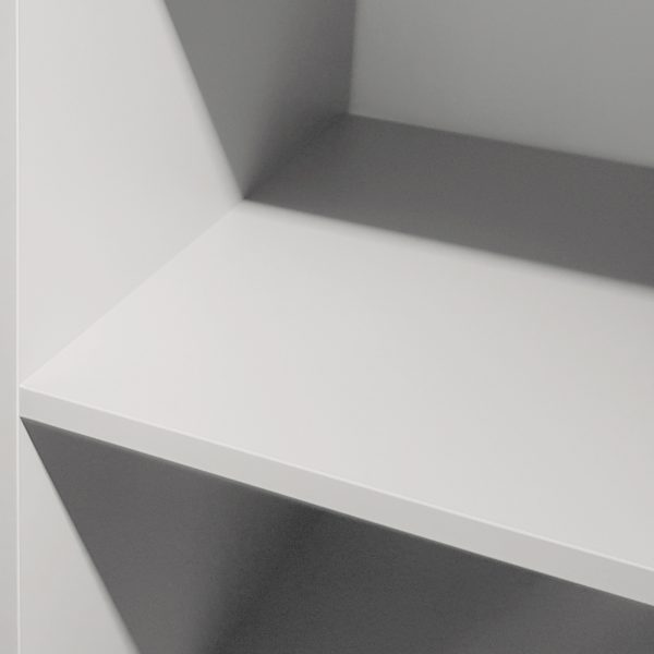 White SpacePro Shelf Unit Detail