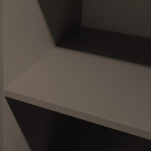Stone Grey SpacePro Shelf Unit Detail