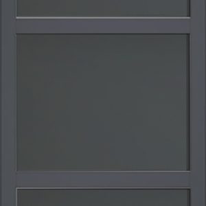 Shaker Graphite 3 Panel 914mm sliding wardrobe door