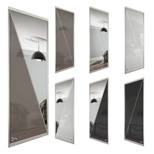 double sided aluminium frame SpacePro collage