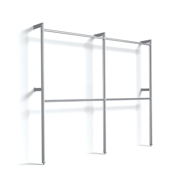 Space Pro Relax Wardrobe Storage Hanging System Kit 4 - Image 2