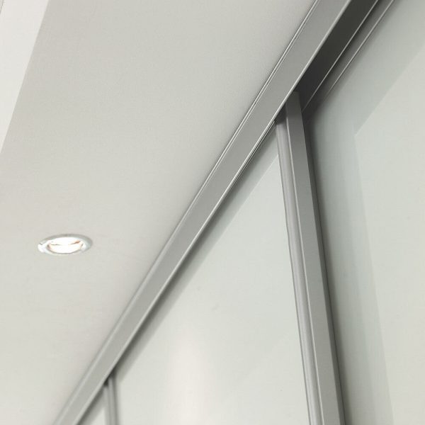 SpacePro Classic SILVER Frame  Mirror Sliding Door Kits (All sizes) - Image 5