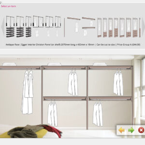 Reed Green | Shelf Kits with Bearers and Hanging Rails| Egger Wardrobe Interior | Various Sizes | Can be cut to size | Price Group A (Copy)