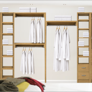 Lancaster Oak Egger Wardrobe Interior